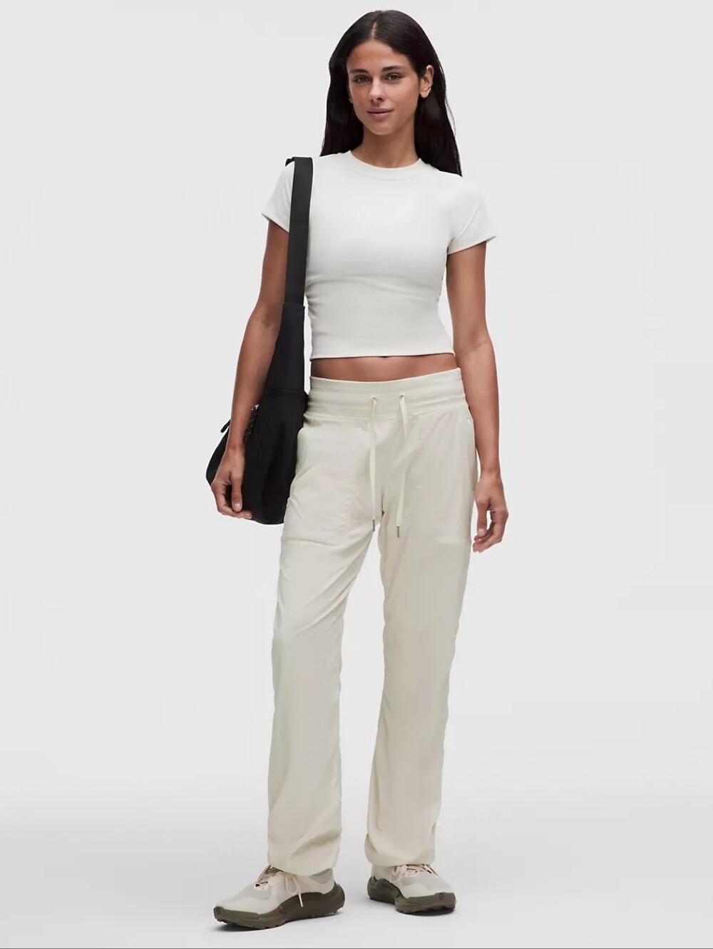 Lululemon Dance Studio Mid-Rise Pant Regular Size 6 Light Ivory